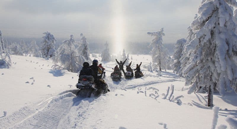Billet Randonnée en motoneige à Barèges dans les Pyrenées