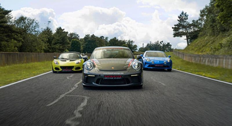 Billet Pilotage Trio Lotus, Alpine et Porsche GT3 - Circuit de Ladoux