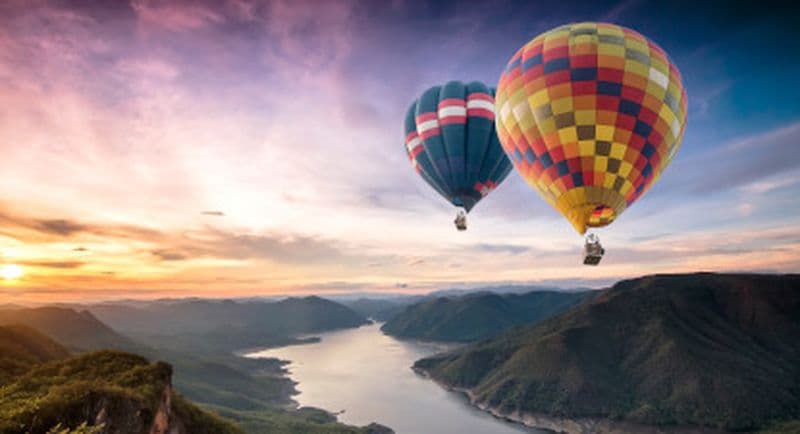 Billet Vol en Montgolfière au dessus de l'Anjou près de Saumur