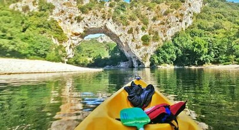 Billet Descente en canoë kayak dans les Gorges de l'Ardèche