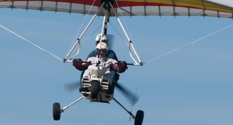 Billet Vol en ULM Pendulaire au coucher du soleil près d'Aurillac