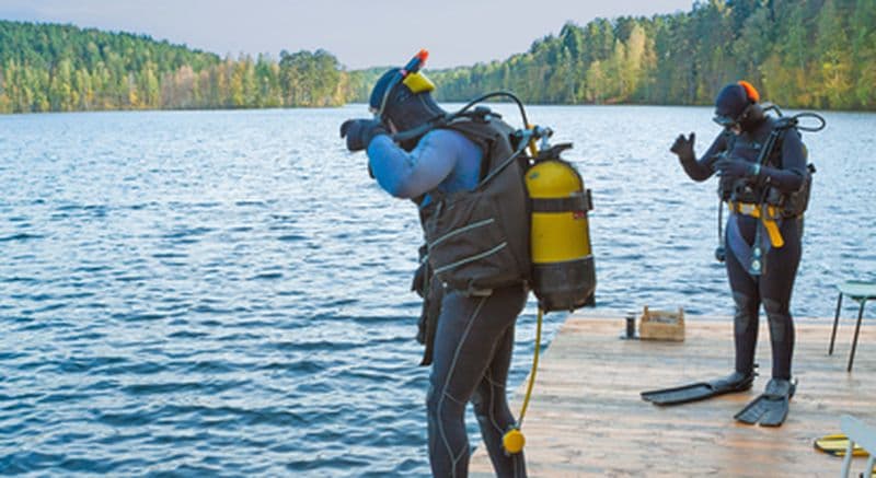 Billet Baptême de plongée au Lac de l'Eau d'Heure en Belgique