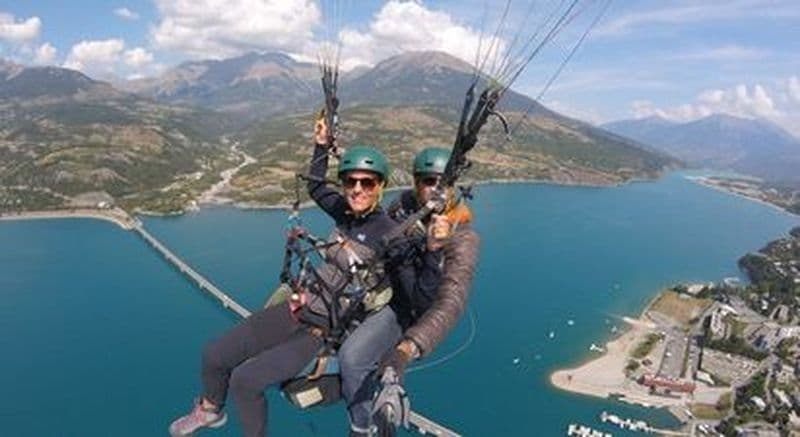 Billet Baptême en Parapente au lac de Serre-Ponçon près de Gap