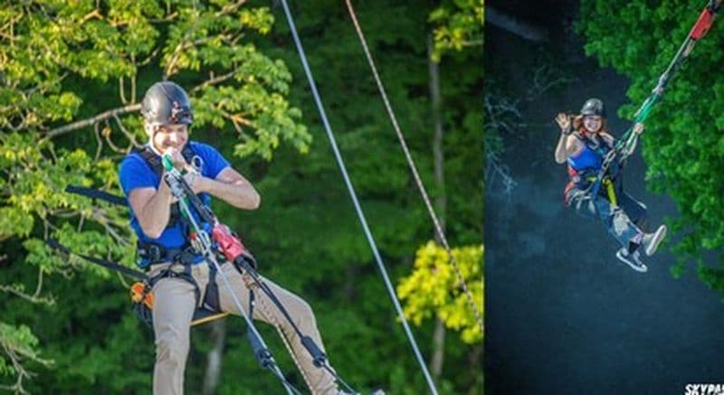 Billet Tyrolienne géante depuis le Viaduc de la Souleuvre