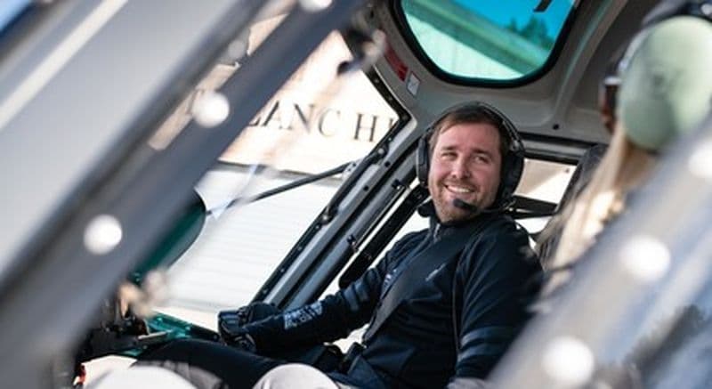 Billet Initiation au pilotage d'hélicoptère au pied du massif du Mont Blanc