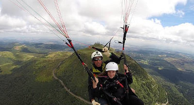 Billet Baptême de l'air en parapente au Puy-de-Dôme