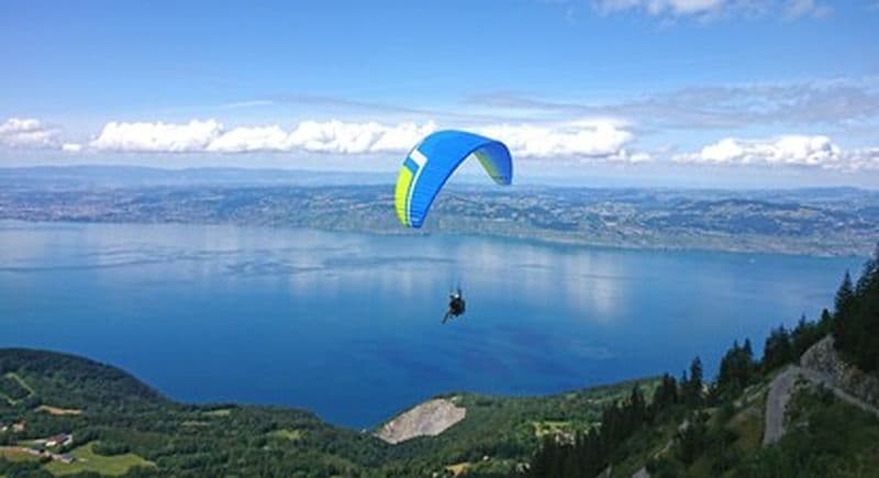 Billet Baptême en Parapente au-dessus du Lac Léman