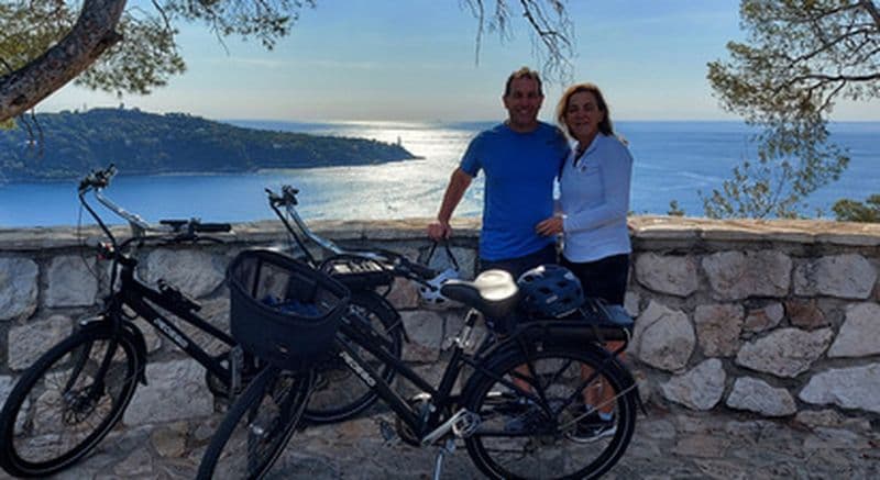 Billet Visite guidée Nice et Villefranche-sur-Mer en vélo électrique