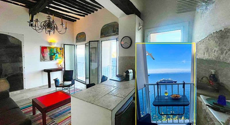 Billet Week-end insolite - Appartement à flanc de falaise avec vue mer à Bonifacio