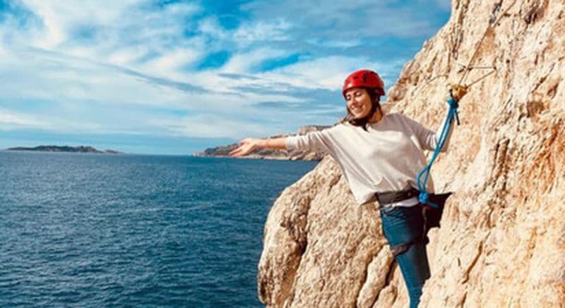 Billet Via ferrata dans les Calanques à Marseille