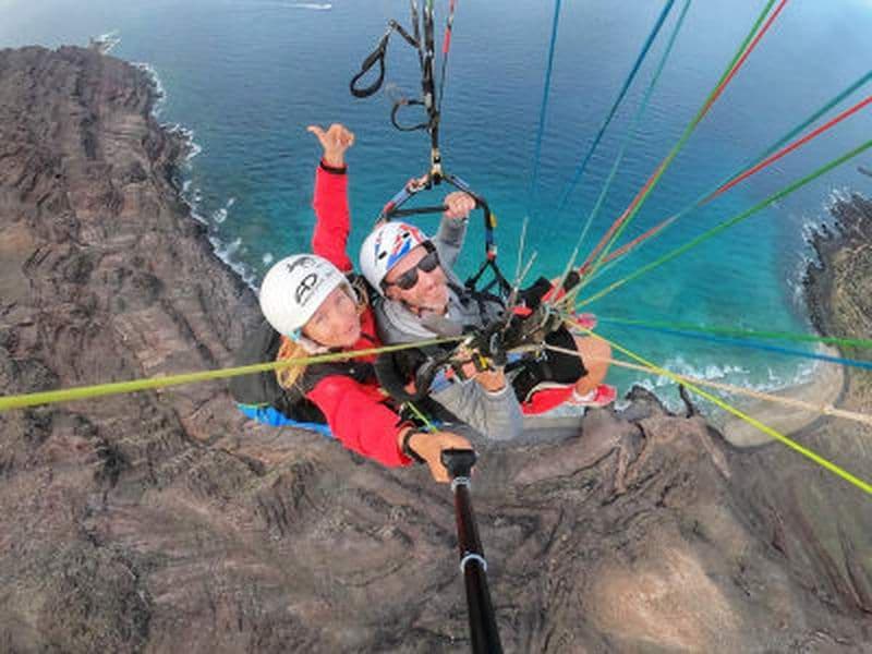 Billet Vol en parapente en tandem au-dessus de Lanzarote