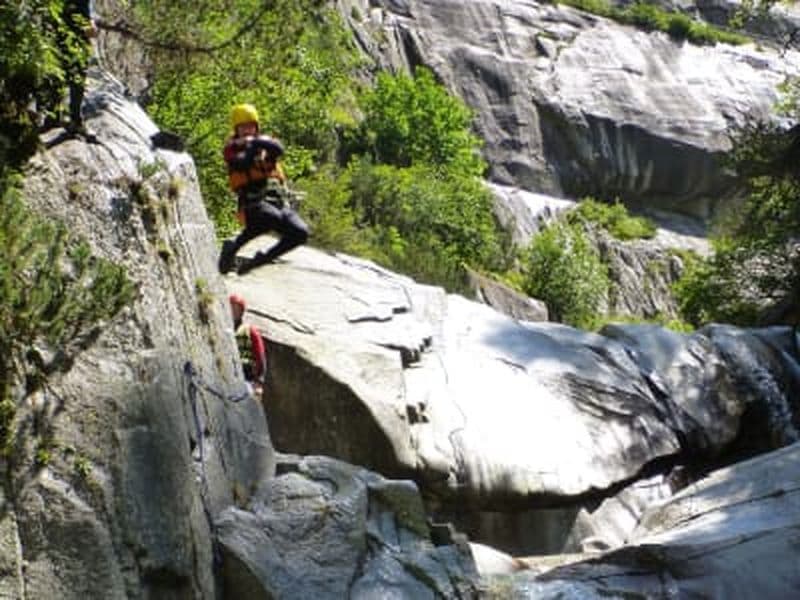 Billet Descente du canyon de Barberine près de Chamonix