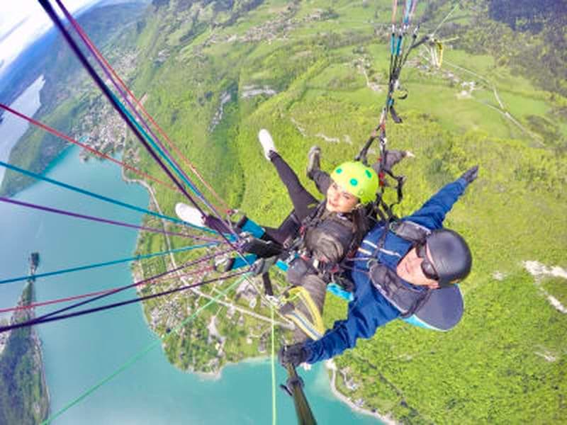 Billet Vol parapente biplace au-dessus du lac d'Annecy