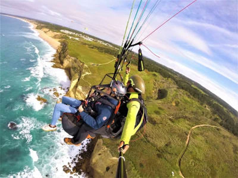 Billet Vol en parapente en tandem au-dessus de Fonte da Telha à Costa da Caparica