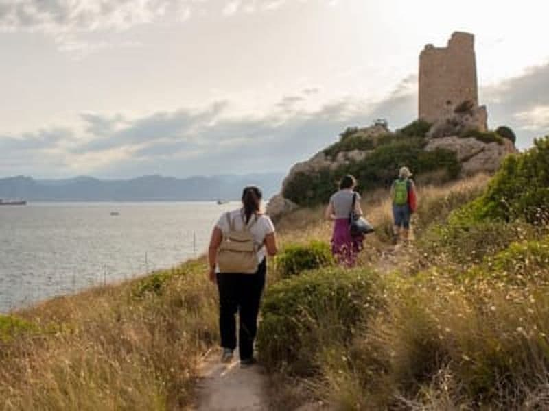 Billet Randonnée au coucher du soleil sur le Colle Sant'Elia à Cagliari, Sardaigne