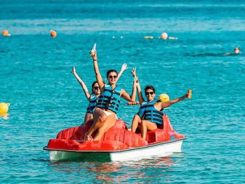 Billet Location de bateaux à aubes sur la plage de Super Paradise à Mykonos