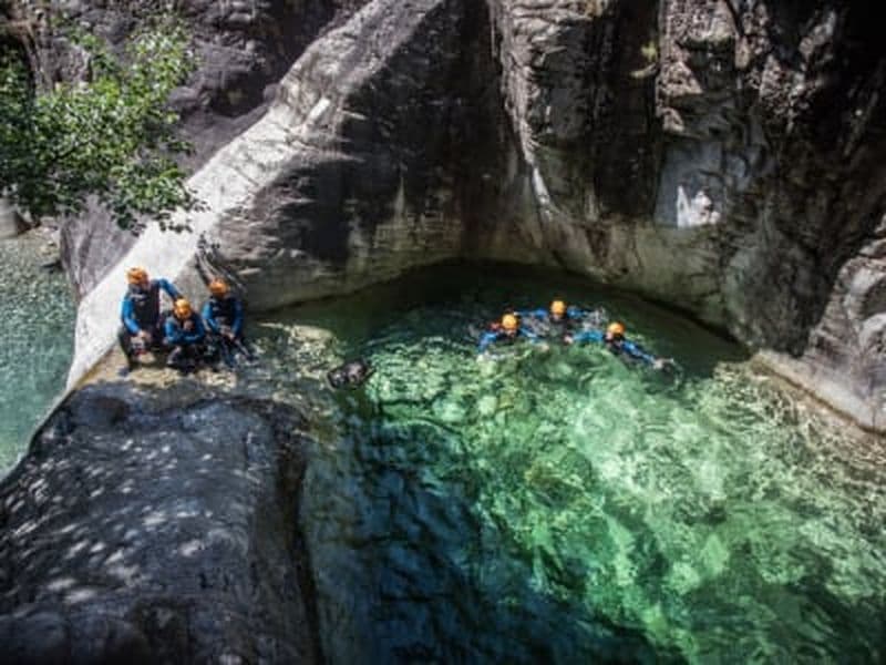 Billet Descente du canyon de la Richiusa à Bocognano, près d'Ajaccio