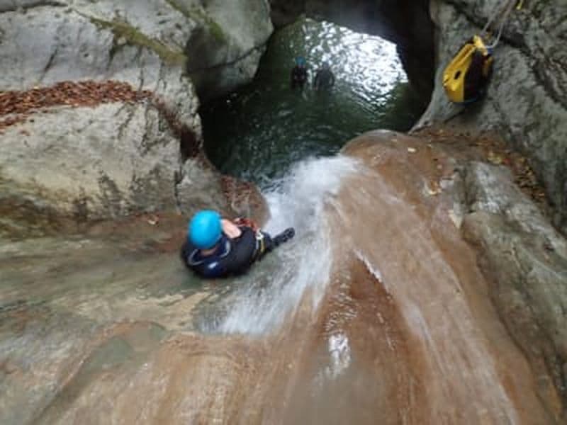 Billet Canyon de Ternèze dans le Massif des Bauges, près de Chambéry