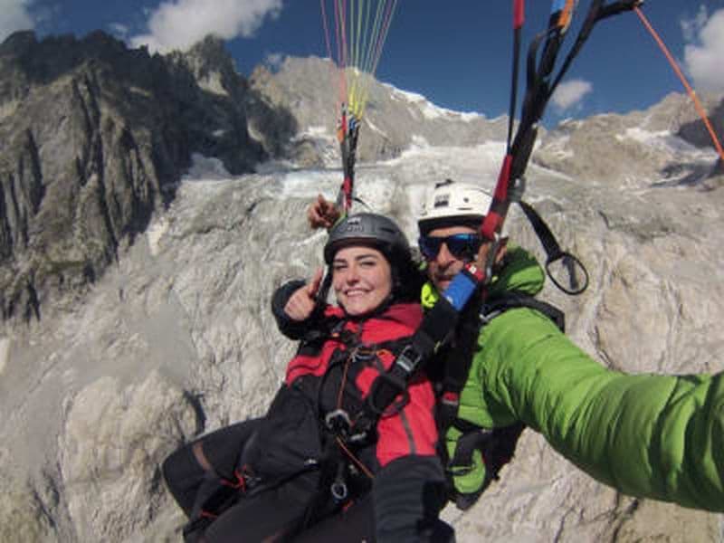 Billet Vol en parapente en tandem au-dessus du Mont Blanc depuis Courmayeur