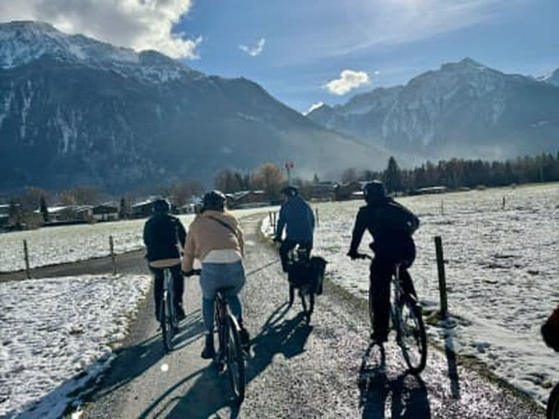 Billet Randonnée hivernale à vélo le long de l'Aar, Interlaken