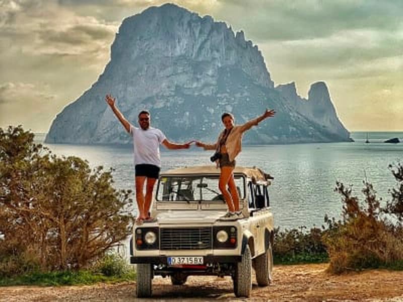 Billet Excursion en bateau, safari en jeep et pique-nique à Es Vedrà, depuis Eivissa, Ibiza