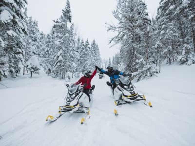 Billet Journée d’excursion guidée en motoneige aux monts Valins près du fjord du Saguenay