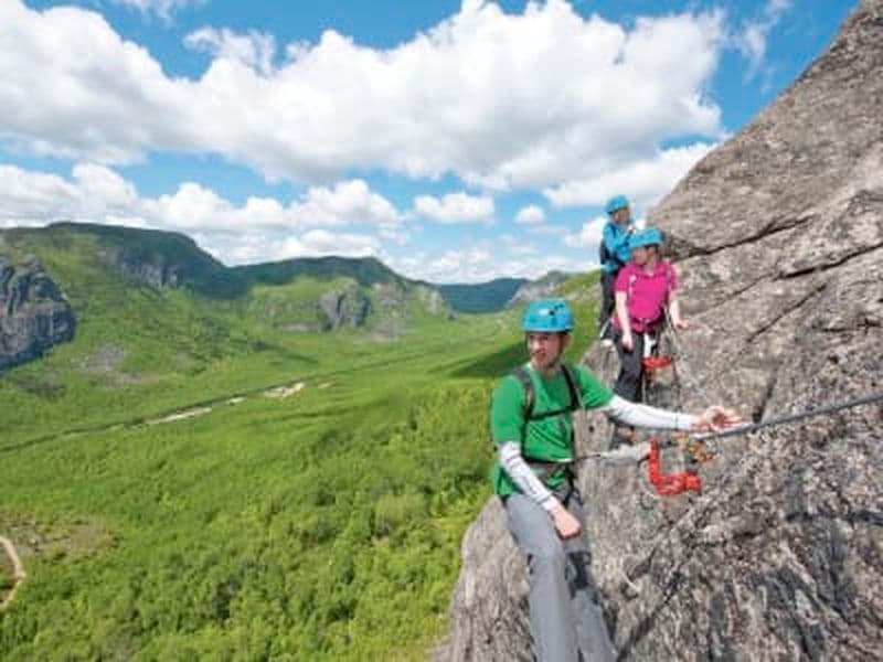Billet Via ferrata du Mont-du-lac-des-Cygnes, Charlevoix