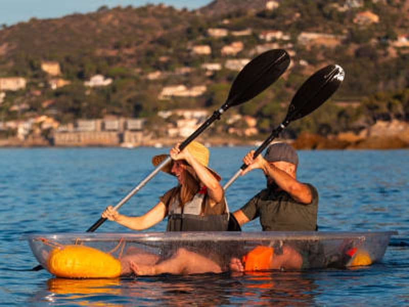 Billet Location de kayak de mer transparent au Lavandou