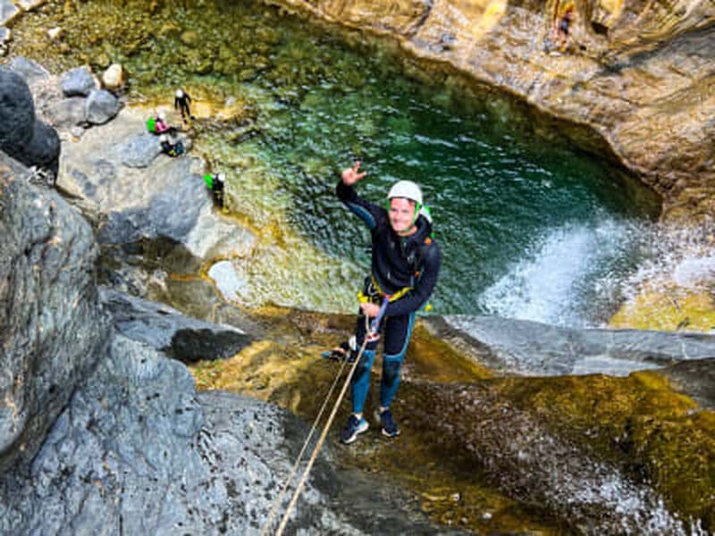 Billet Descente du canyon de Bras Rouge à Cilaos, La Réunion