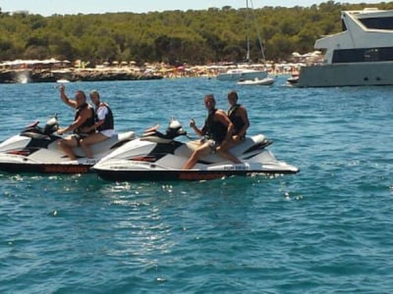 Billet Excursion en jet ski de Cala Bassa à Sant Antoni, Ibiza (Atlantis Tour)