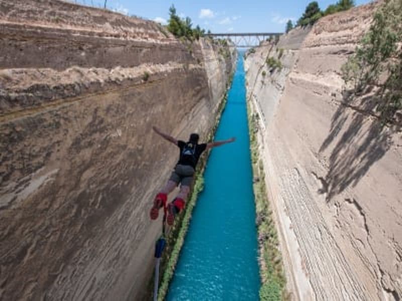 Billet Saut à l'élastique dans le canal de Corinthe