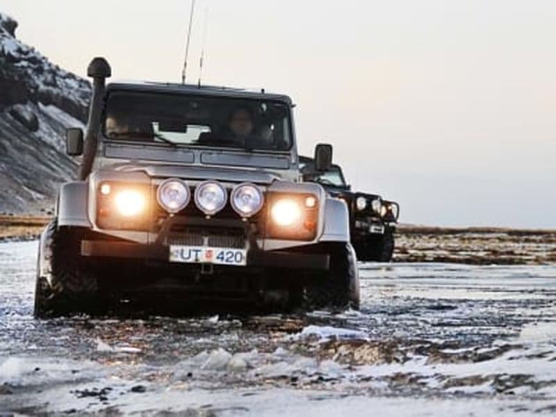 Billet Excursion en Super Jeep et randonnée sur le glacier du volcan Eyjafjallajökull
