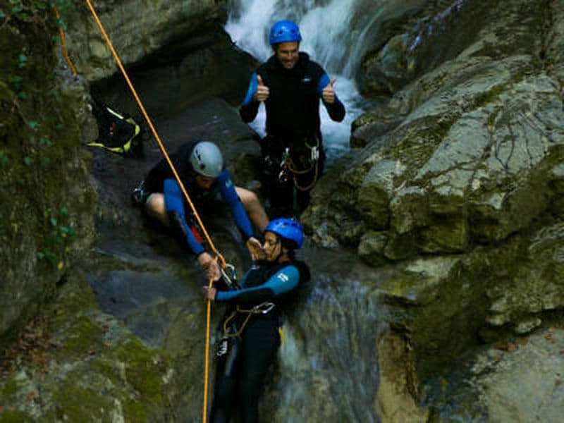 Billet Canyon d'Angon près du lac d'Annecy