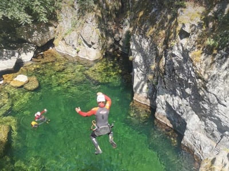Billet Descente du canyon de la Haute Borne à La Souche, en Ardèche