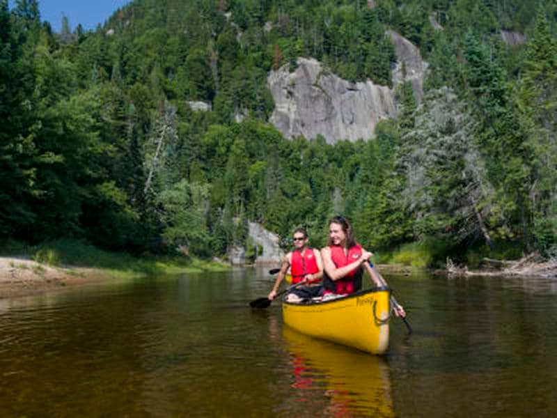 Billet Location de canot et kayak sur la rivière du Diable au parc national du Mont-Tremblant