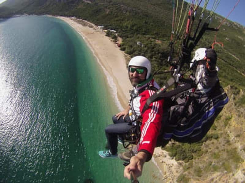 Billet Vol en parapente tandem à Praia da Gralha, Nazaré, près de Lisbonne