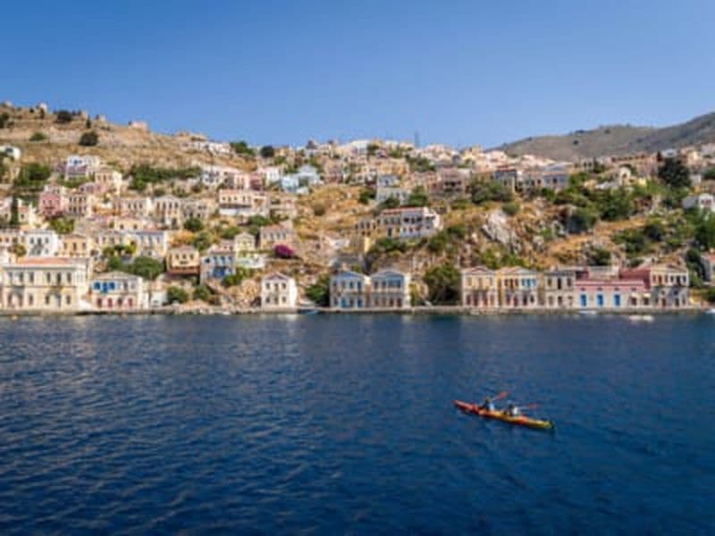 Billet Excursion en kayak de mer depuis la plage de Pedi à Symi, près de Rhodes