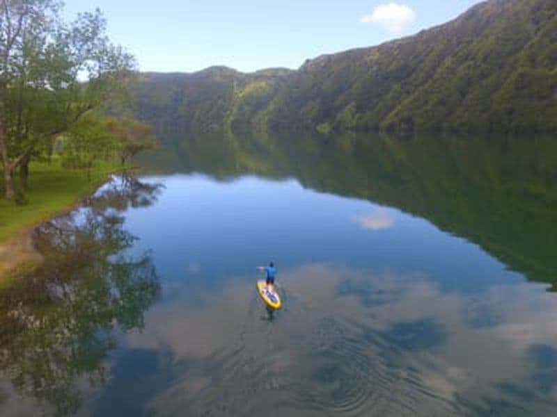 Billet Cours de stand up paddle sur le lac de Sete Cidades sur l'île de São Miguel, Açores
