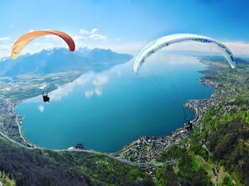 Billet Vol biplace en parapente à Villeneuve près de Montreux
