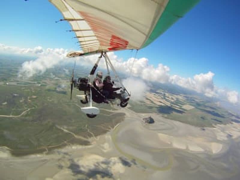 Billet Baptême ULM au-dessus de la baie du Mont Saint-Michel en Normandie