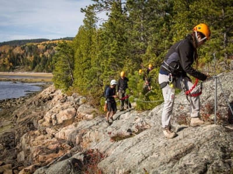Billet Via ferrata du Cap Jaseux au fjord du Saguenay, Saint-Fulgence
