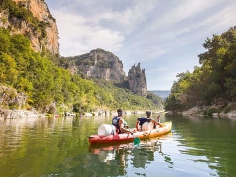 Billet Descente des Gorges de l'Ardèche en canoë-kayak