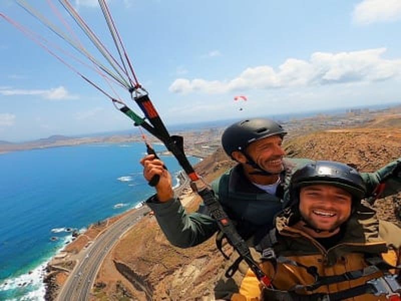 Billet Vol en parapente en tandem au-dessus de Las Palmas, Grande Canarie