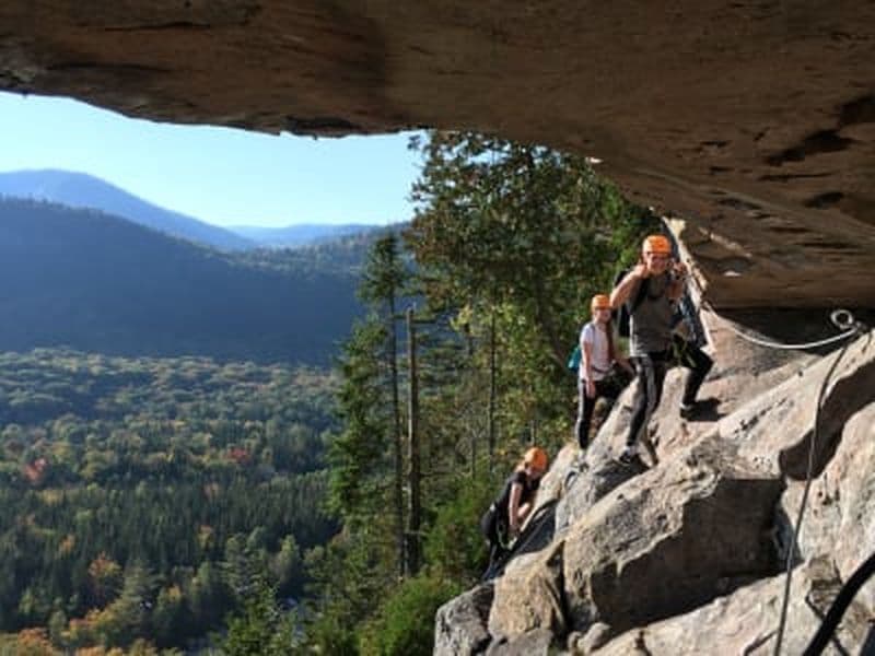 Billet Via ferrata du Nord dans la Vallée Bras-du-Nord, près de Québec