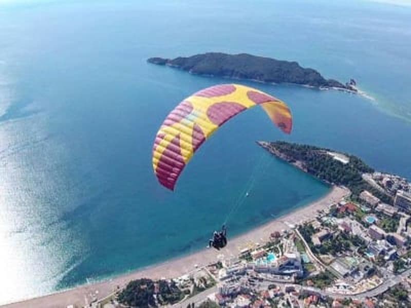 Billet Vol en parapente en tandem au-dessus de Bečići, près de Budva