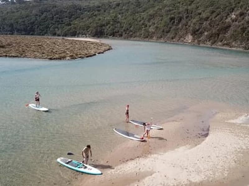 Billet Excursion guidée en stand up paddle sur la rivière, de la plage d'Amoreira à Aljezur, près de Lagos