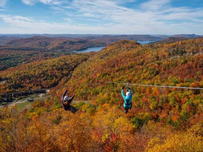 Billet Descente en tyrolienne du Mont Tremblant dans les Laurentides