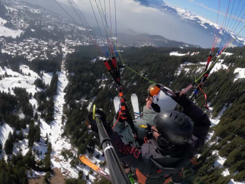 Billet Vol en parapente à ski à Villars-sur-Ollon près de Montreux