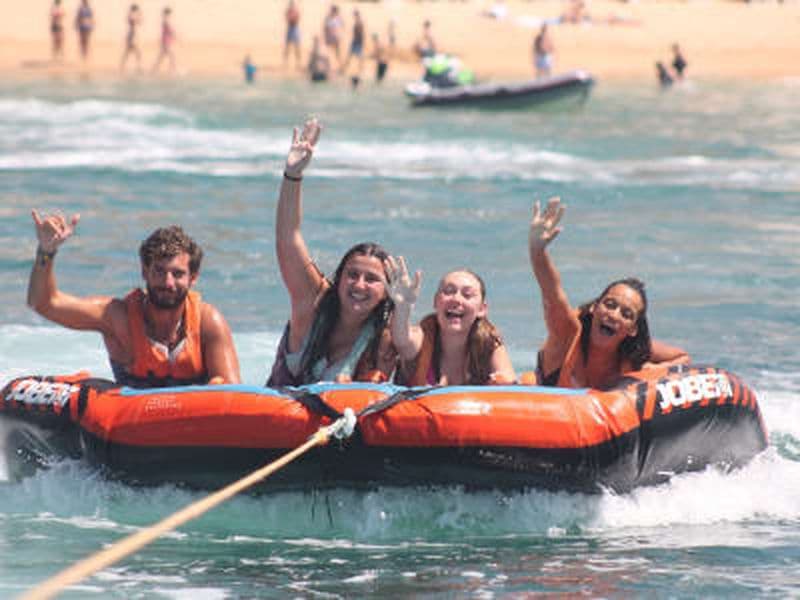 Billet Bouée tractée à la plage d'Armação de Pêra, Algarve