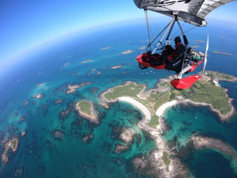 Billet Vol en ULM au Mont Saint-Michel et à l’archipel de Chausey depuis Bréville-sur-Mer, près de Granville